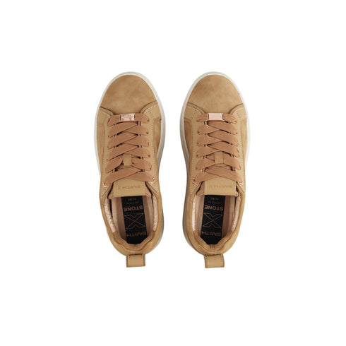 Sneakers Donna con tallone gommato e suola platform